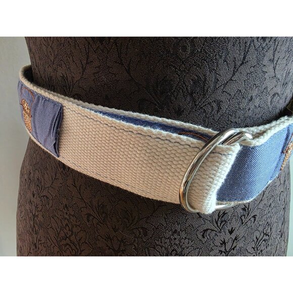 CJ Laing Embroidered Basket D-Ring Belt Medium - Picture 3 of 7